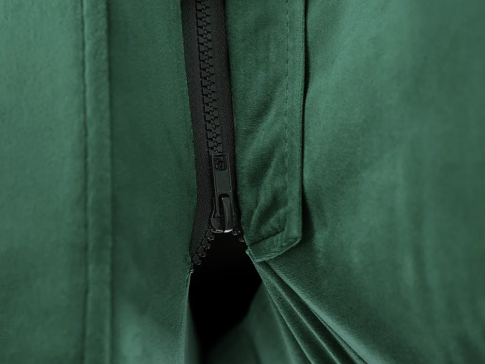 Bed Velvet MELLE 140 x 200 cm (EU Double) Emerald Green_829913