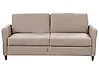 Sofa 3-Sitzer MARE mit Stauraum Stoff Taupe