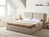 Bett mit Stauraum ARBOIS Stoff Beige 180 x 200 cm