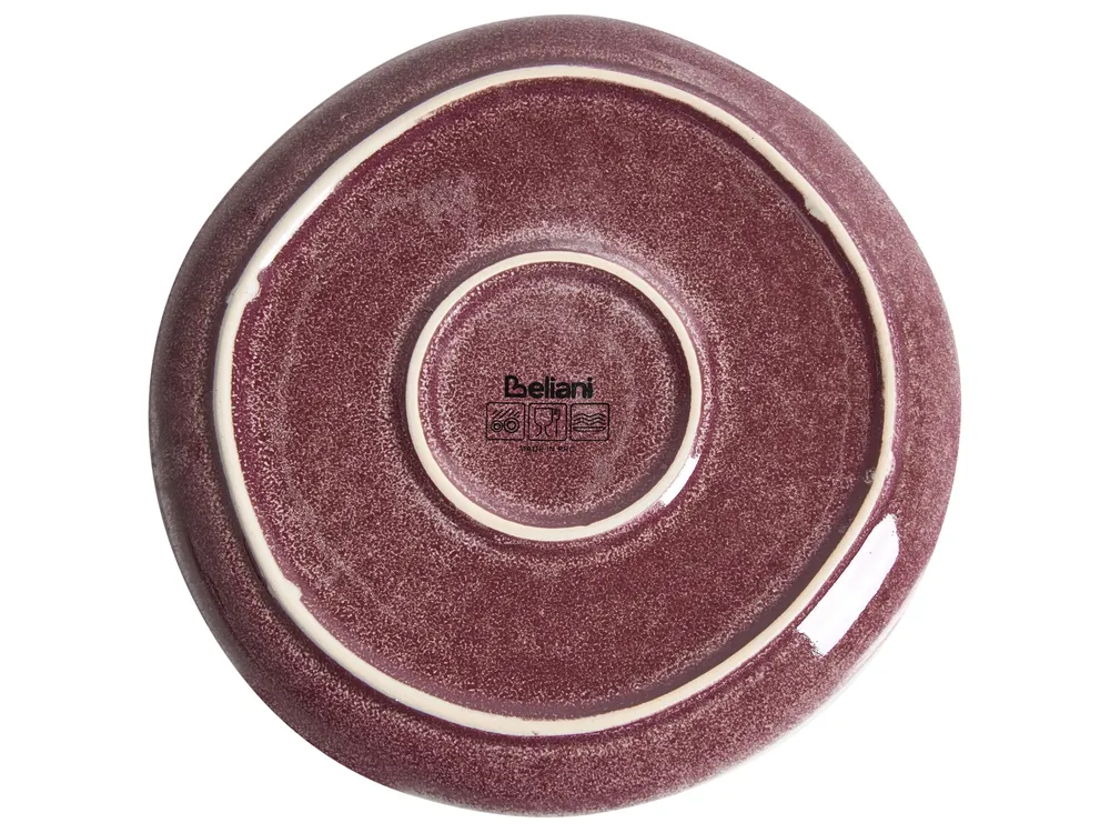 Set of 24 Dinnerware HOPS Stoneware Burgundy_1061090