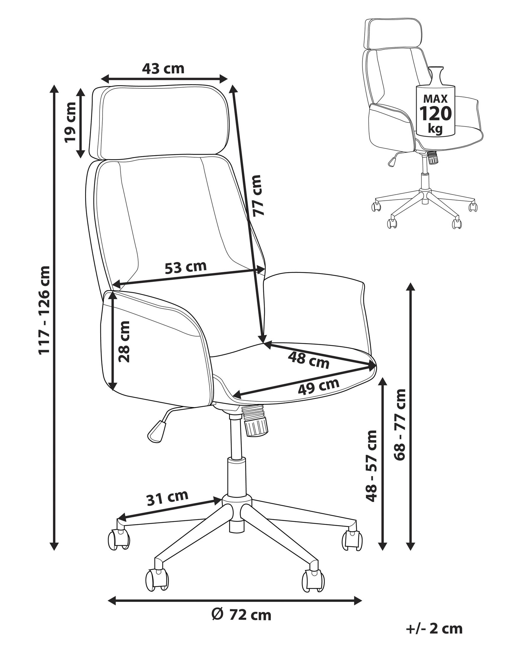 Office Chair PILOT Grey_735147