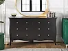 Kommode mit 6 Schubladen WINCHESTER Schwarz