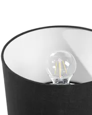 Set of 2 Table Lamps TOBOL Ash Wood Black_763045