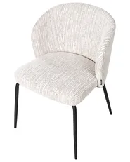 Set of 2 Dining Chairs ZANA Fabric Multicolour_1100350