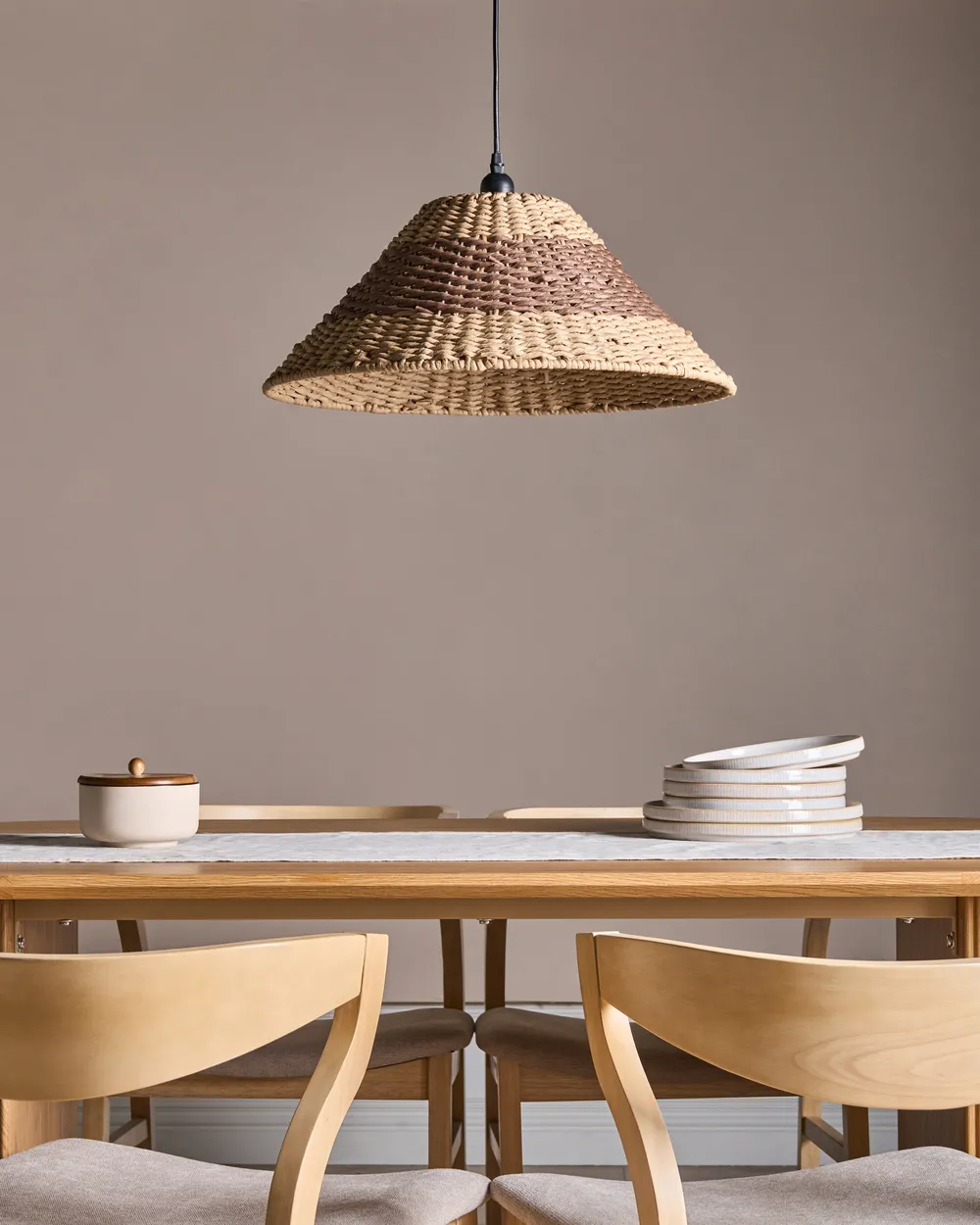 Pendant Lamp BANCAL Paper Rope Natural_1008281
