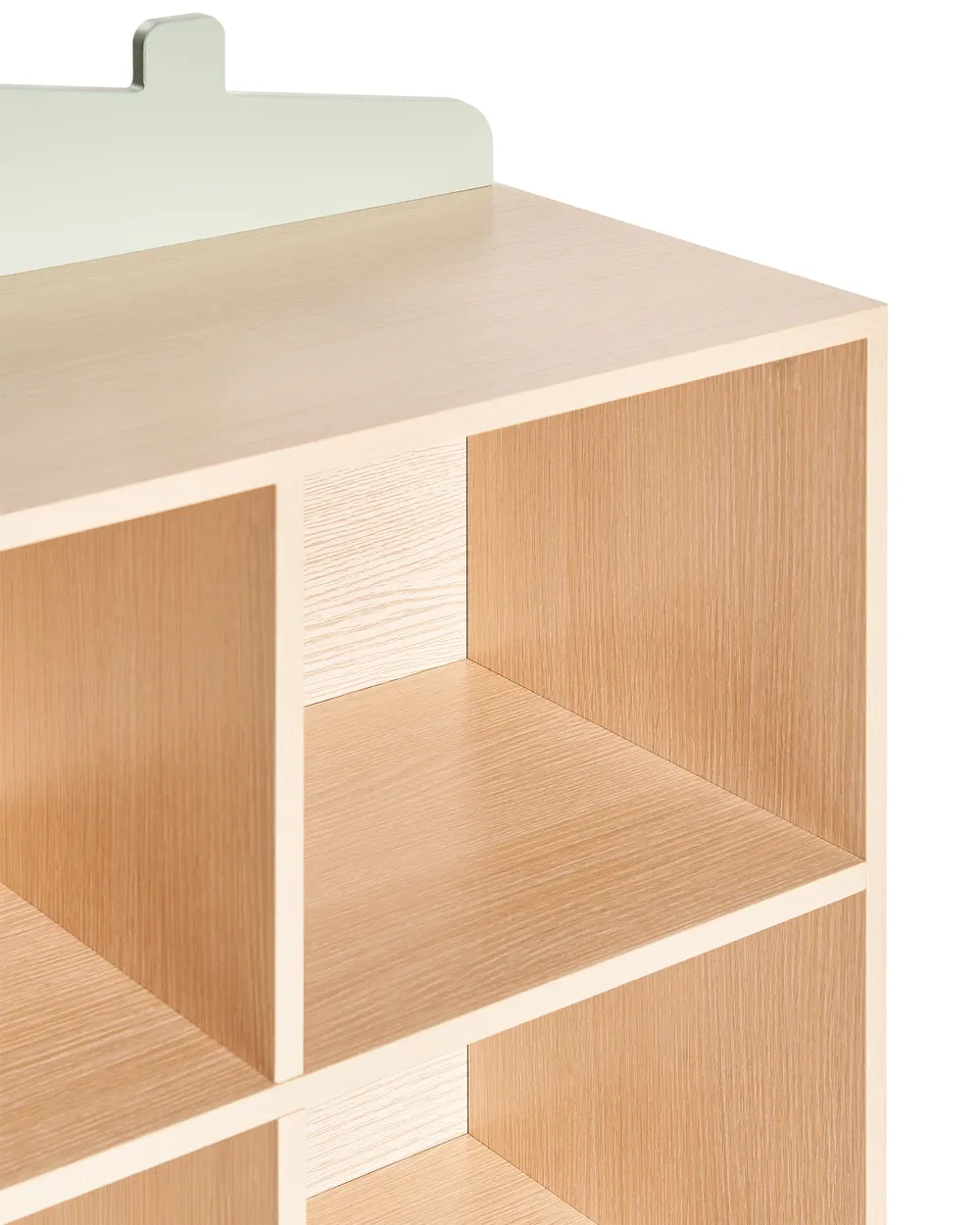 2 Tier Shelving Unit LACKEY 105 cm Light Green_950097