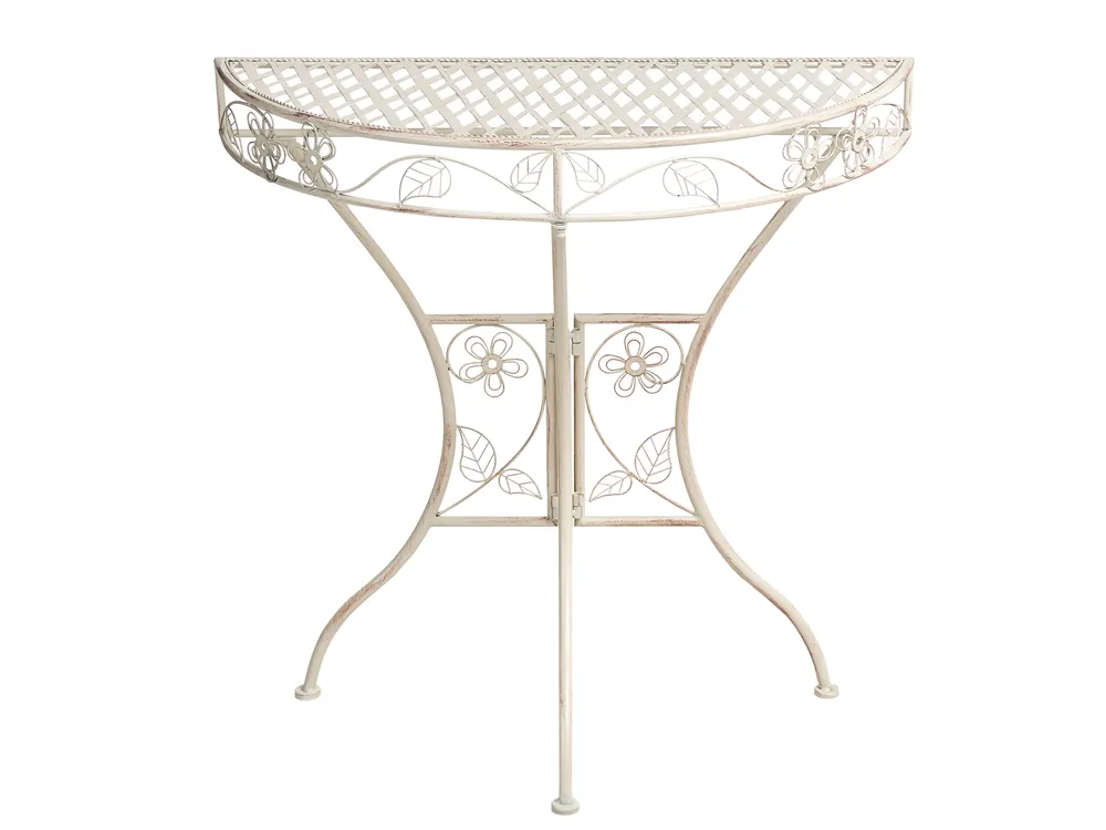 Bistro Set YAVIZA Metall Hellbeige_1001846