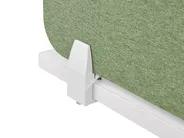 Desk Screen WALLY 180 x 40 cm Green_853244