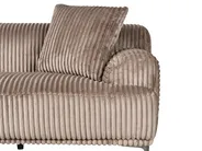 Ecksofa STENUM Cord Hellbraun rechtsseitig_972408