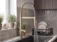 Küchenarmatur mit flexiblem Auslauf ATCAMA Gold_1108738