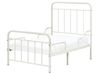 Mitwachsendes Kinderbett Metall ANAIS 90 x 200 cm Cremeweiß