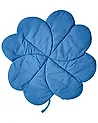 Krabbelmatte ACADINE 110 x 110 cm Baumwolle Blau