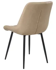 Esszimmerstuhl 2er Set MELROSE Kunstleder Beige_1042799