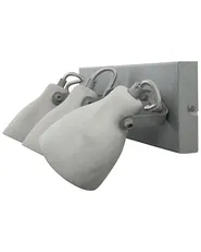 Strahler 3-flammig MISTAGO verstellbar Beton Grau_730567