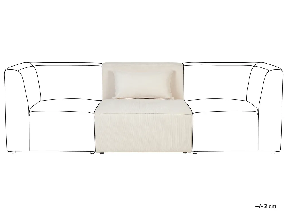 Eckmodul LEMVIG Cord Hellbeige_869586