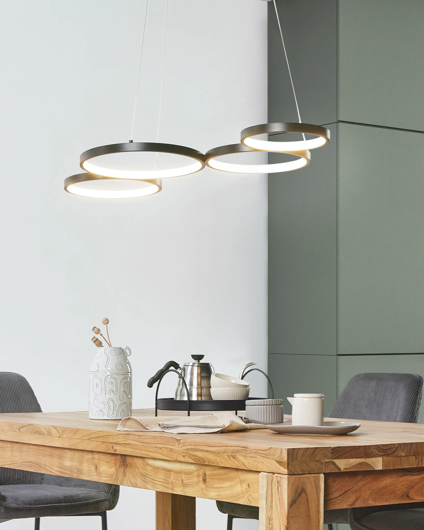 LED Pendant Lamp PIBOR Metal Black_815536