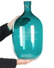 Dekovase SAMOSA 48 cm Glas Türkis_867357