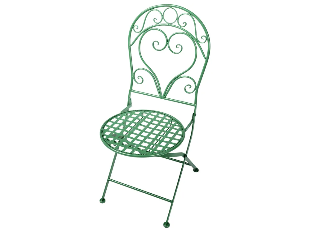 Bistro Set ALBINIA Metall Grün_1016200