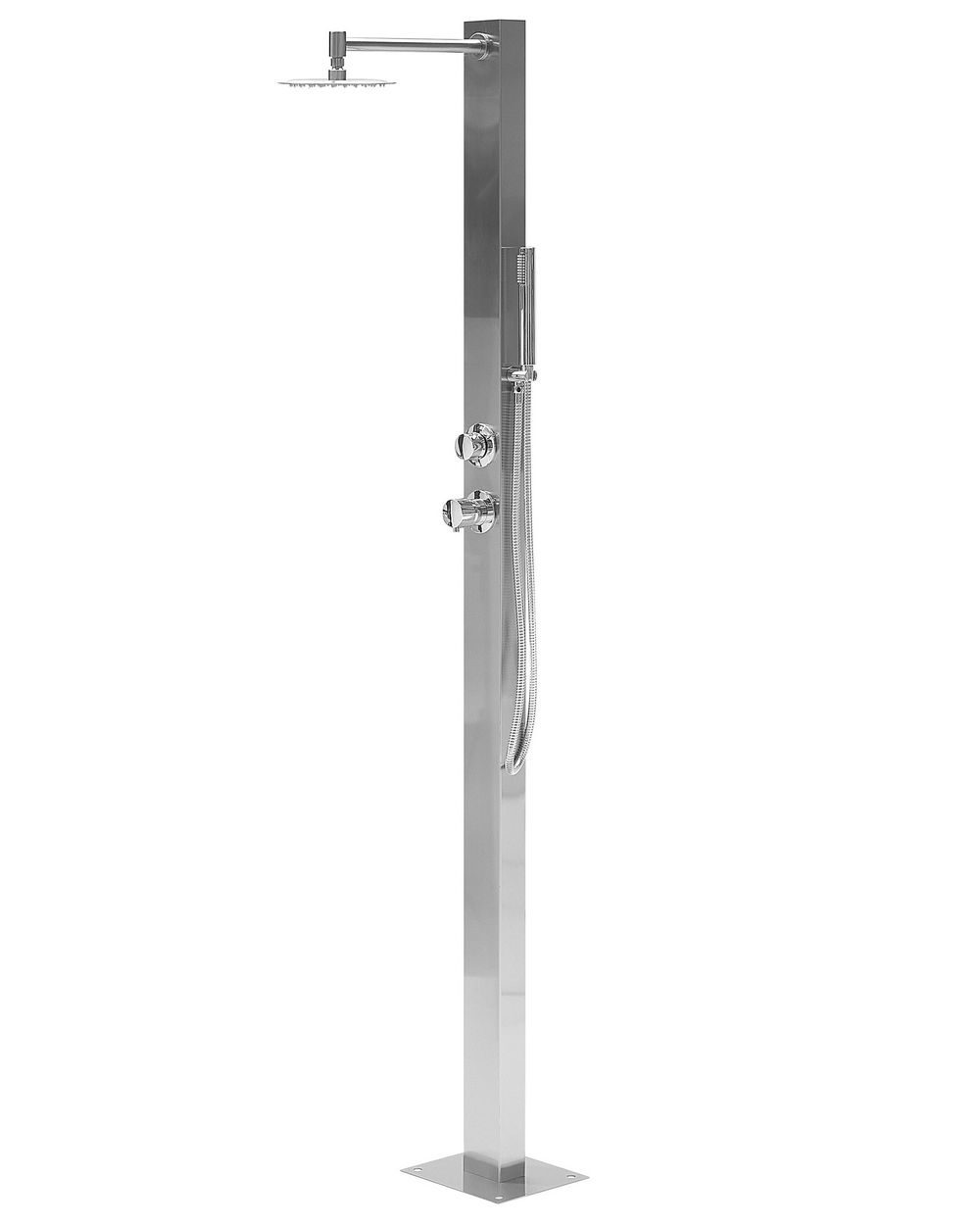 Freestanding Outdoor Shower OLZAI Silver