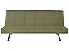 Schlafsofa 2-Sitzer HASLE Stoff Olivgrün