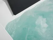 Whirlwanne Eckmodell mit LED SAMANA 162 x 76 cm Weiß_762984
