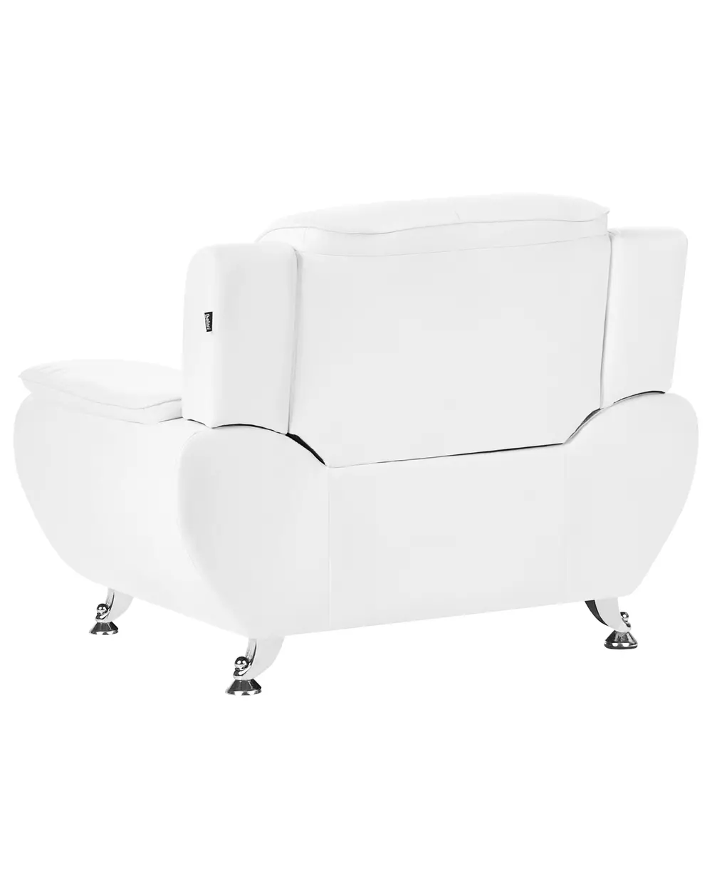 Armchair LEIRA Faux Leather White_1058883