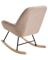 Schaukelsessel KINNO Bouclé Beige_974121
