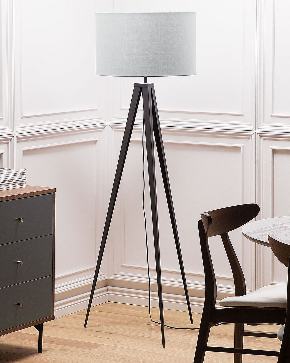 Floor Lamp STILETTO Metal Grey