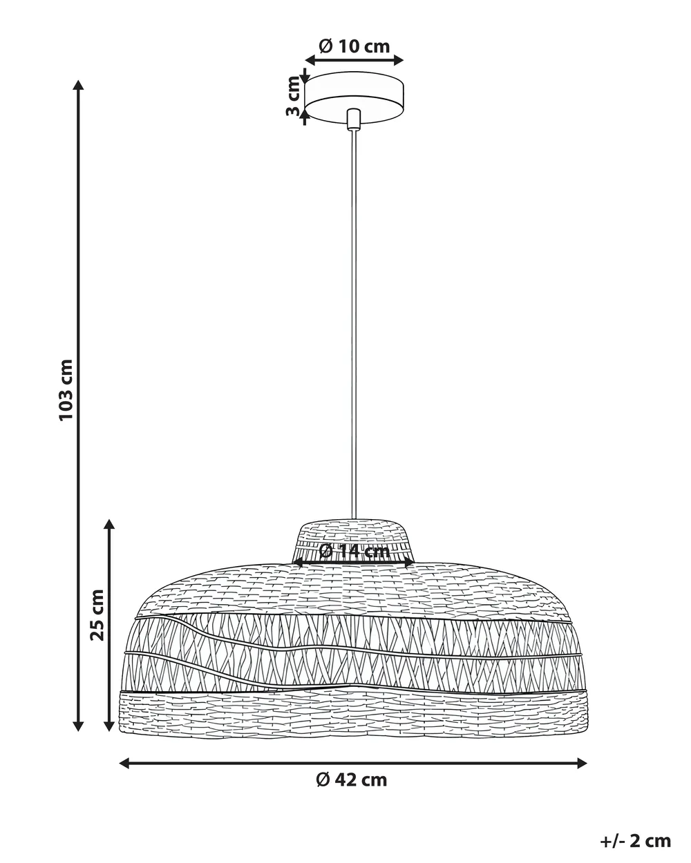 Pendant Lamp CUVO Wicker Natural_1081087