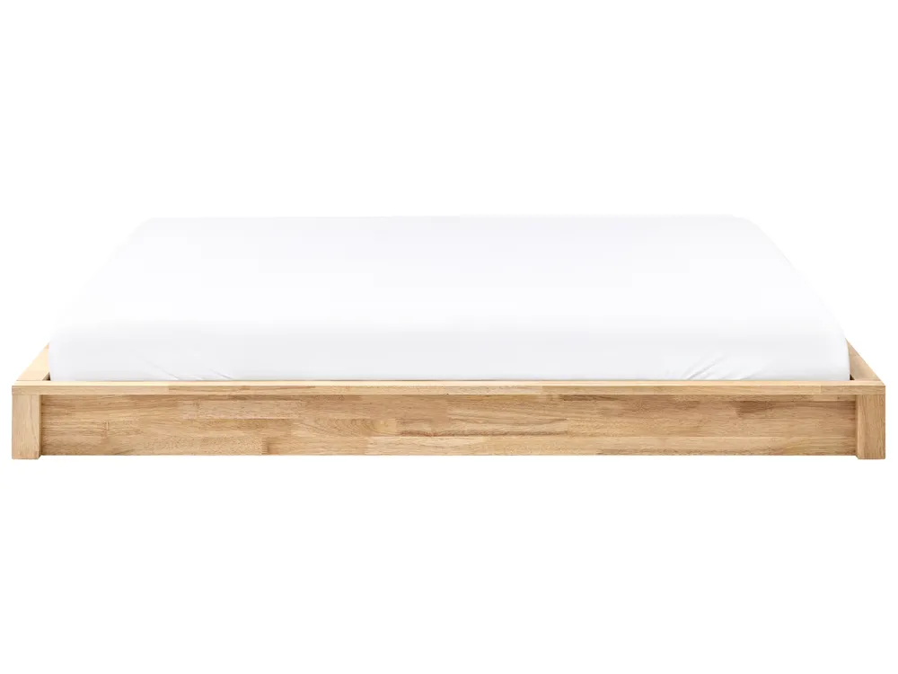 Bett ohne Kopfteil Holz ANTRAS 180 x 200 cm Hellbraun_1032900