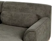 Corner Sofa 3 Seater SIMOS Corduroy Dark Green Left Hand_896915