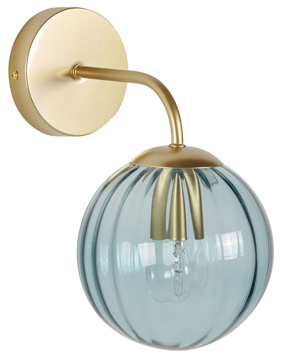 Wandlamp BOOMI Metaal Blauw
