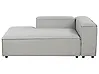 Rechtsseitige Chaiselongue ARDAL Stoff Hellgrau