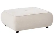 Ottomane SALLA Bouclé Cremeweiß_1058201