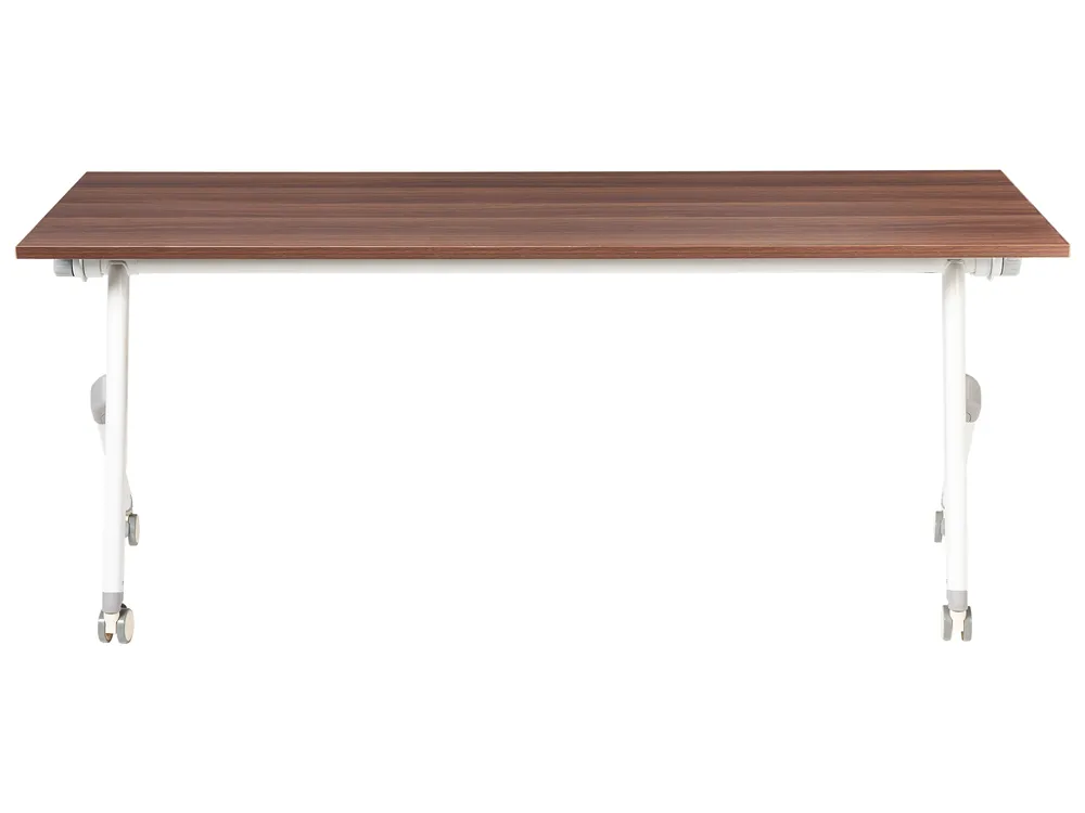 Zusammenklappbarer Schreibtisch BENDI 180 cm 60 cm Dunkelbraun_1030718