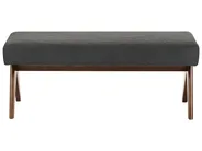 Sofa Set TAMRE Bouclé Schwarz / Dunkelbraun_985413