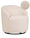 Drehsessel DAVIK Bouclé Beige