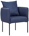 Sessel MALMOS Stoff Dunkelblau