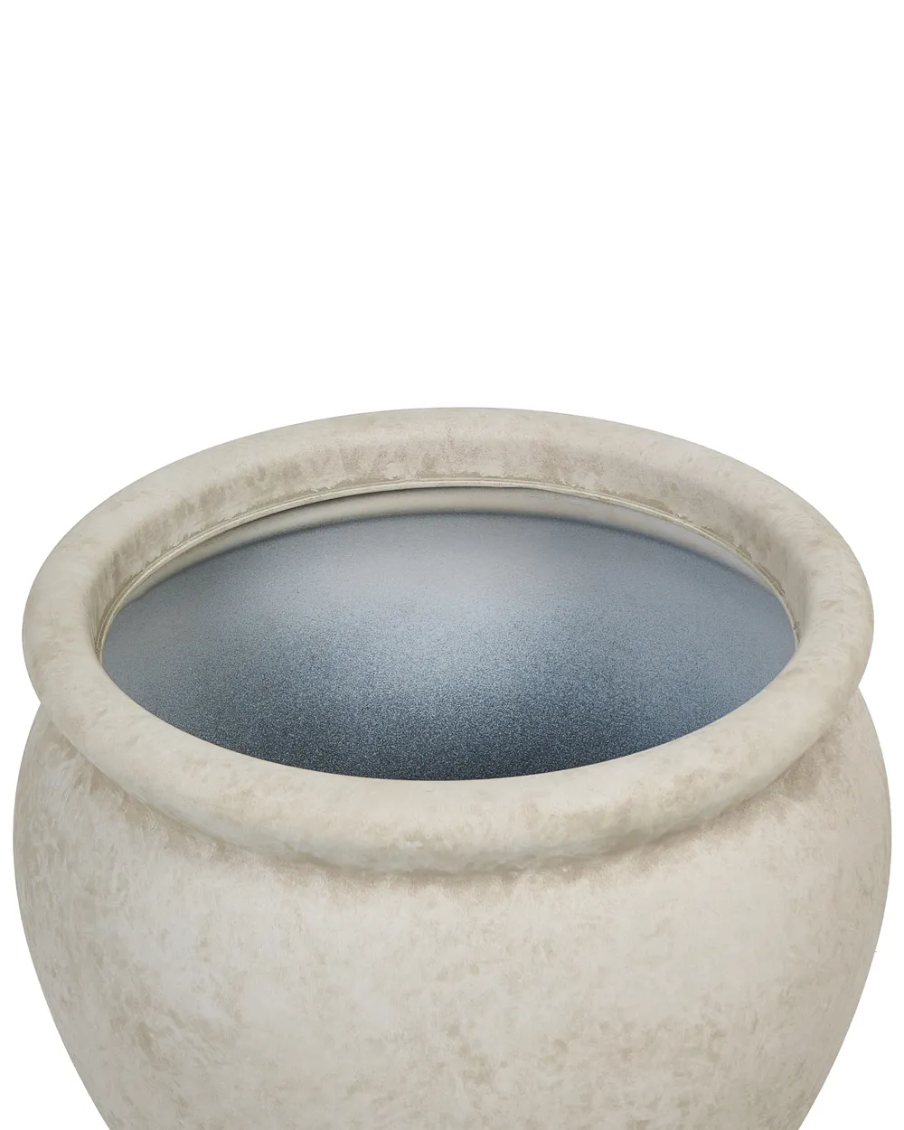 Blumenkübel MACEDON 45 cm Cremeweiß_1087732