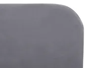 Bett mit Lattenrost Samtstoff FLAYAT 140 x 200 cm Grau_767513