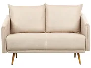 Sofa 2 Seater MAURA Velvet Beige_912960