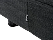 Nastavljiva postelja brez vzglavja Blago DUKE 80 x 200 cm Temno siva_951800