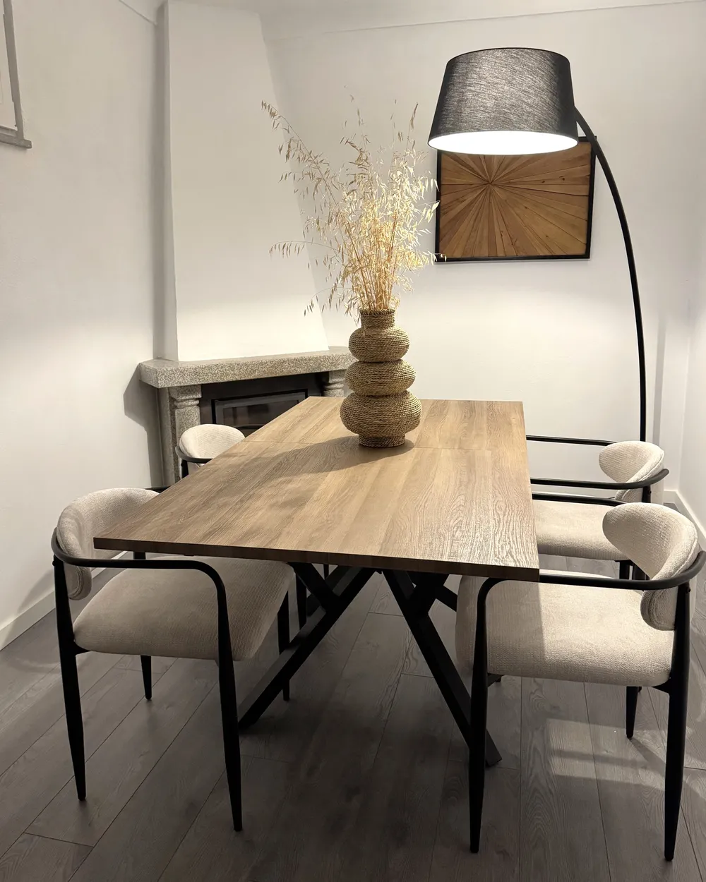 Ausziehbarer Esstisch ANSELL Hellbraun 160/200 cm 90 cm_1017534