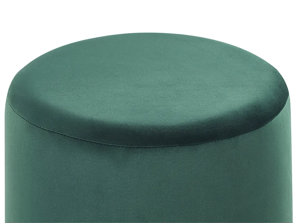 Pouf SOPHIA Samtstoff Dunkelgrün_840587