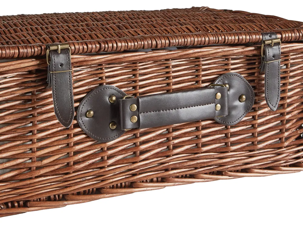 Picknickkorb PRUNEAU Geflecht Braun_964044