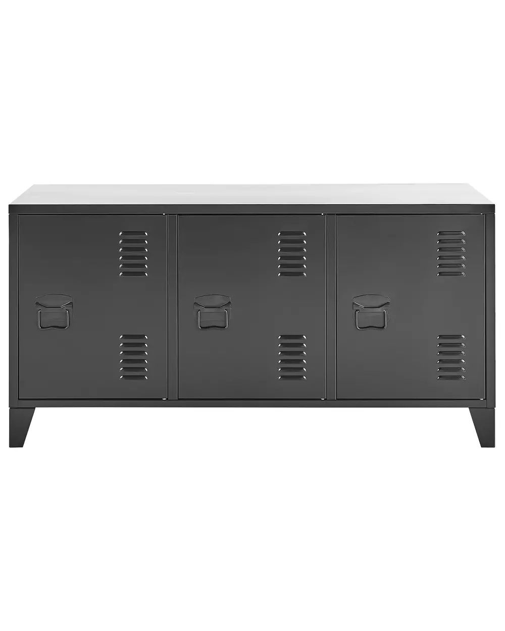 Büroschrank CARDIFF Metall Schwarz_830275