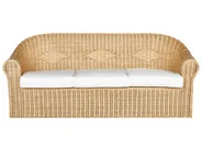 Gartensofa 3-Sitzer LIVADEIA Rattan Naturfarben_920123