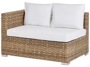 Lounge Set mit Tisch 8-Sitzer XXL modular Polyrattan Hellbraun rechtsseitig_905218