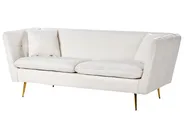 Sofa 3 Seater FREDERICA Boucle Off-White_965540