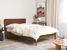 Bett mit Lattenrost Holz BOISSET 140 x 200 cm Dunkelbraun